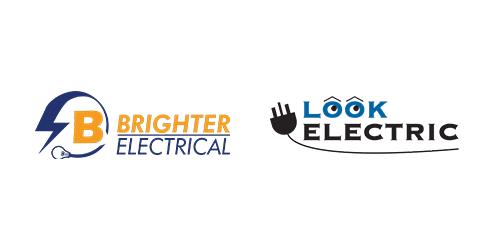 Brighter Electrical and Look Electric logos