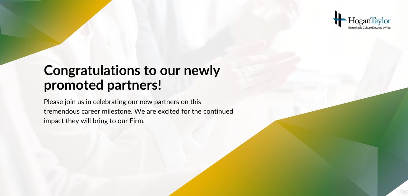 Newly promoted partners